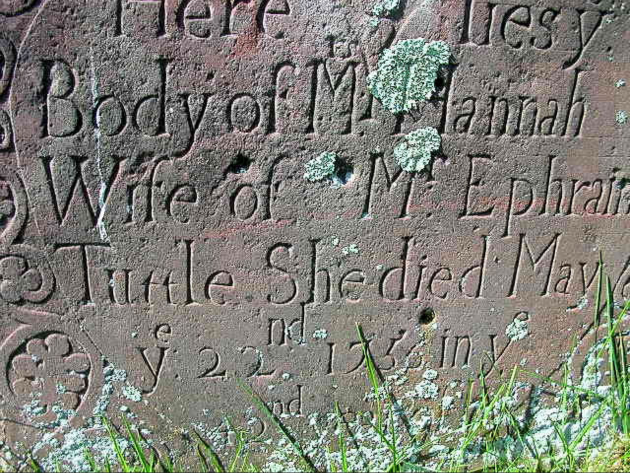 Headstone Hannah Tuttle
