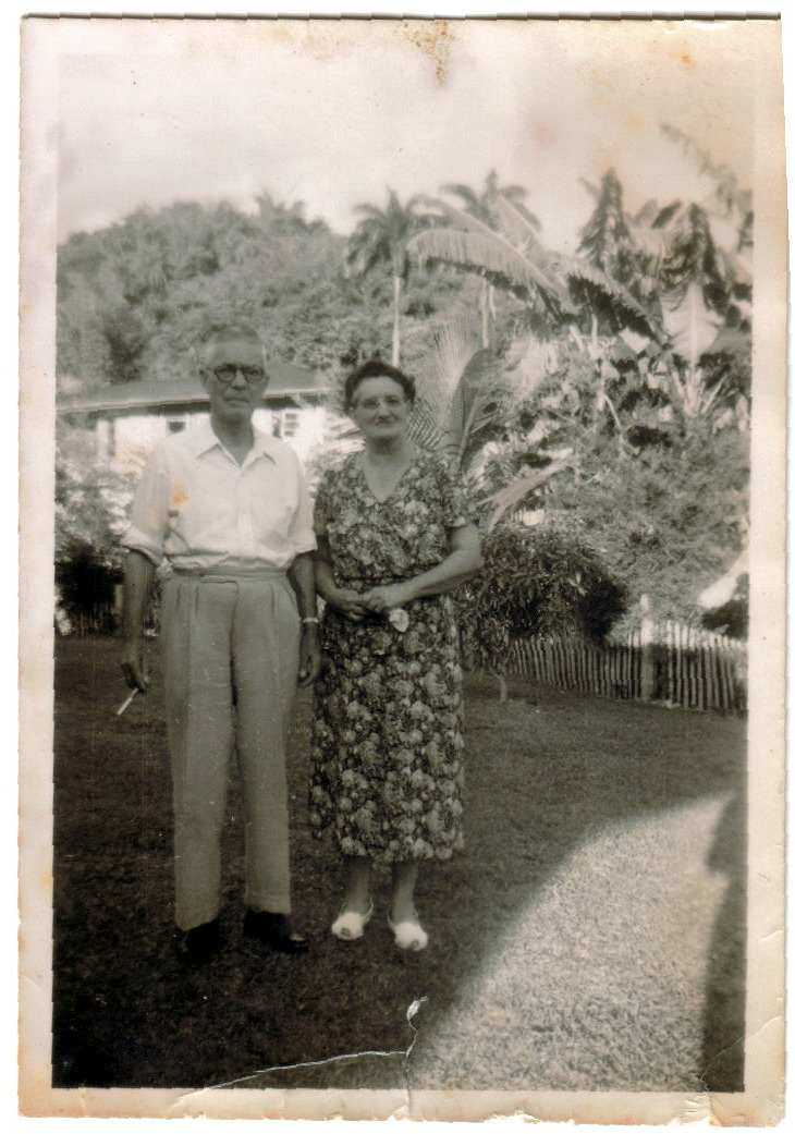 Henry Browne Philipps and Marie Irene Philipps (nee Laughlin) in Trinidad