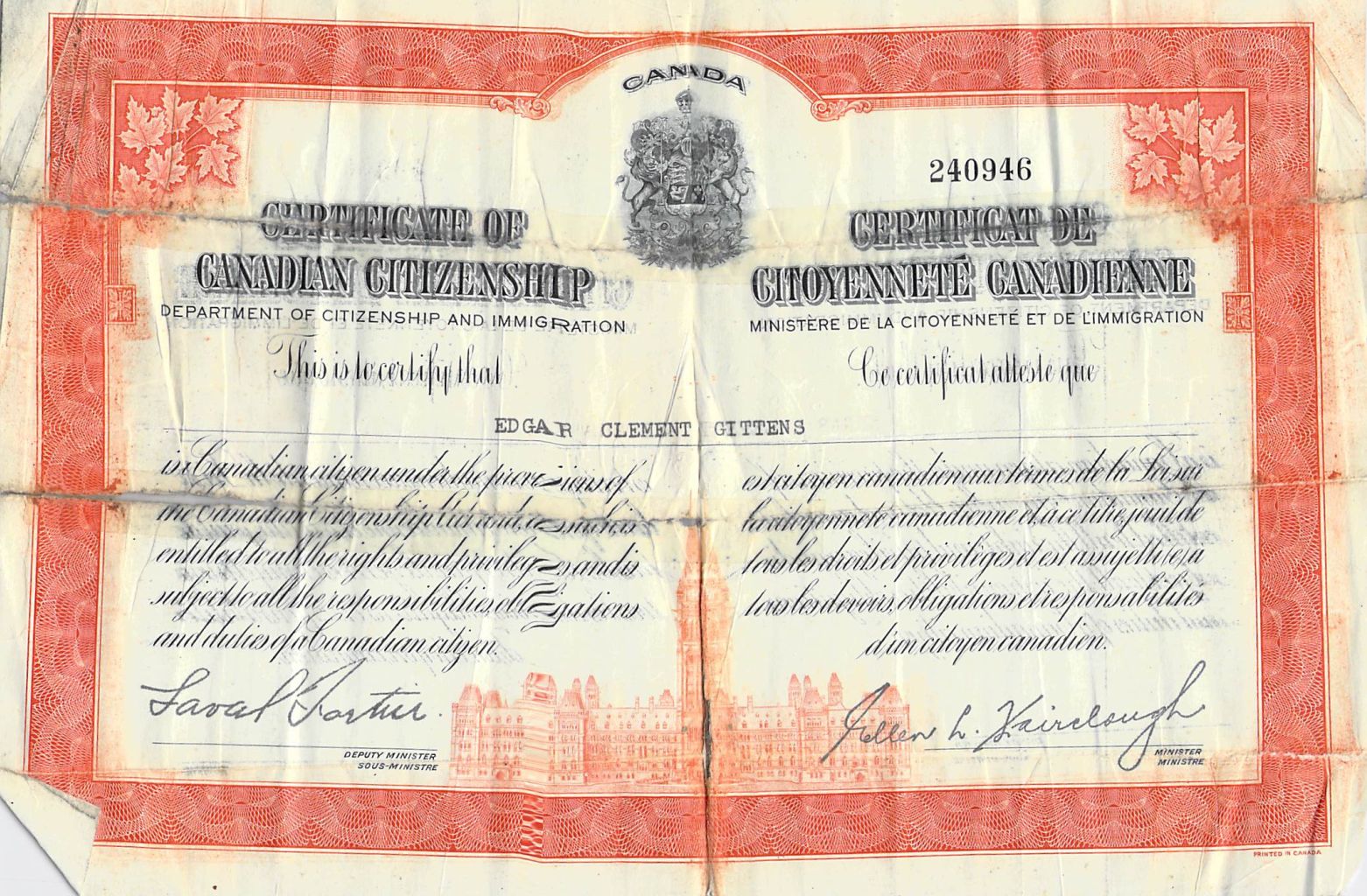 O-12_Edgar_Clement_Gittens_Citizenship