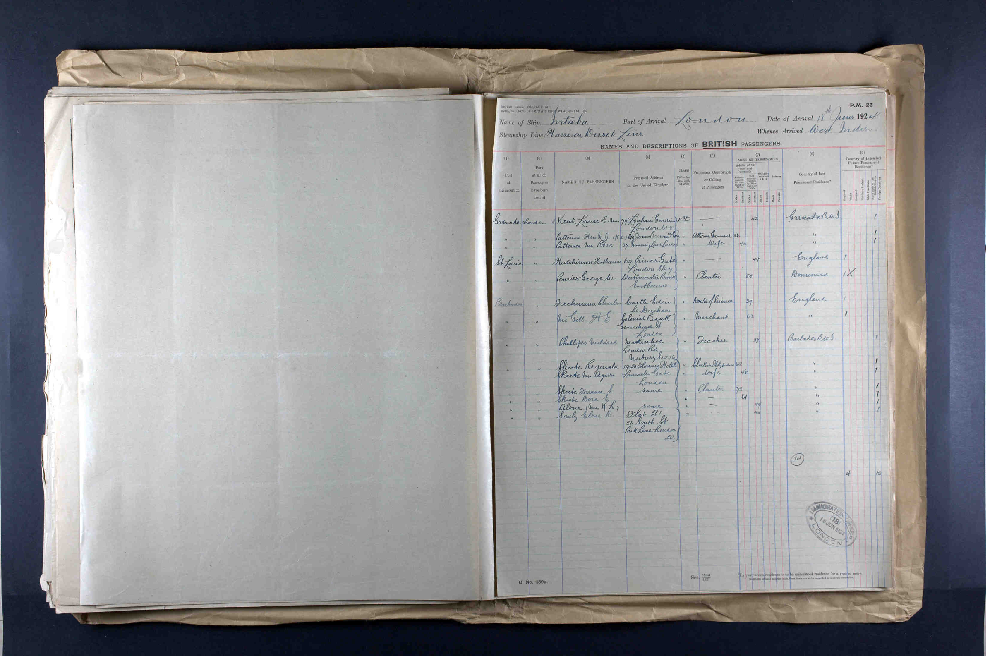 Torrance & Dora Skeete 1924.jpg