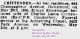Ermyn Crittenden Death announcement